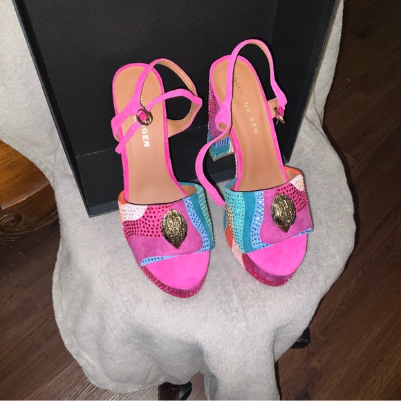 Kurt Geiger Multicolor Strappy Sandals - Picture 1 of 4